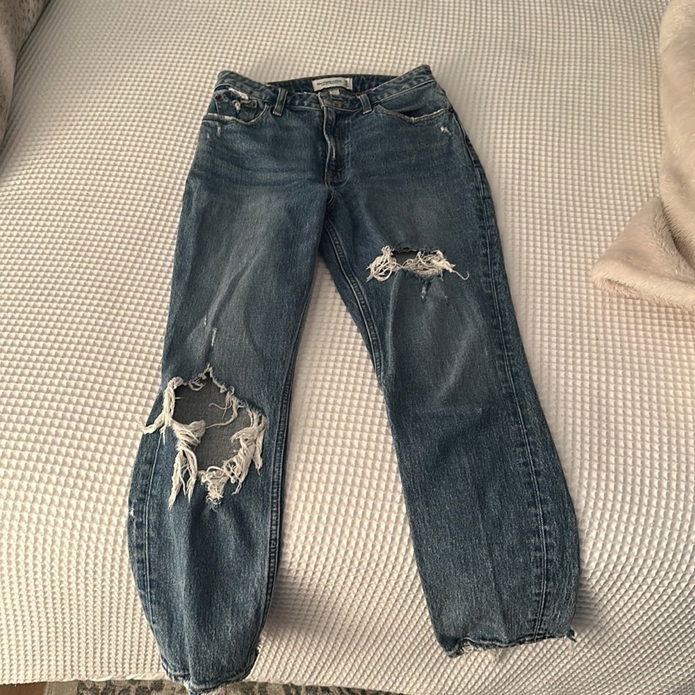 Abercrombie Curve Love Mom jeans
